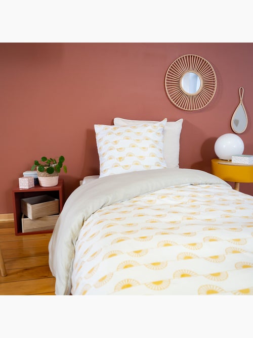 Parure housse de couette 100 % polyester helis - Kiabi Parure housse de couette 100 % polyester helis - Kiabi
