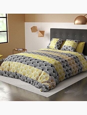 Parure housse de couette 100 % polyester hiko