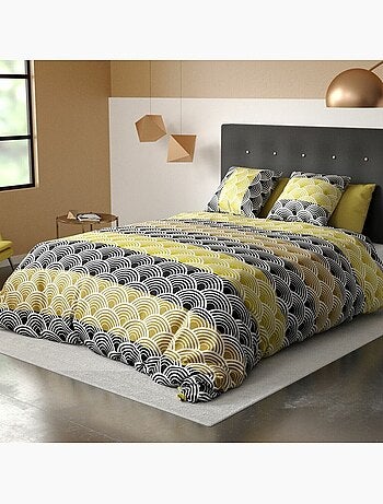 Parure housse de couette 100 % polyester hiko