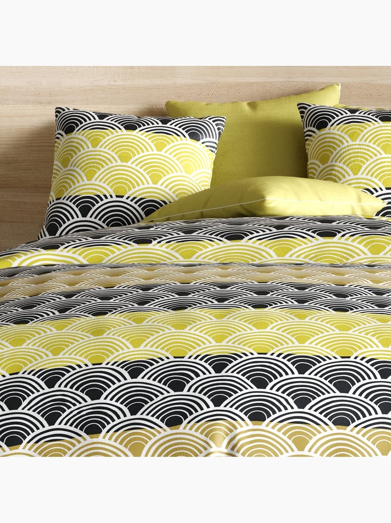 Parure housse de couette 100 % polyester hiko Multicolore - Kiabi