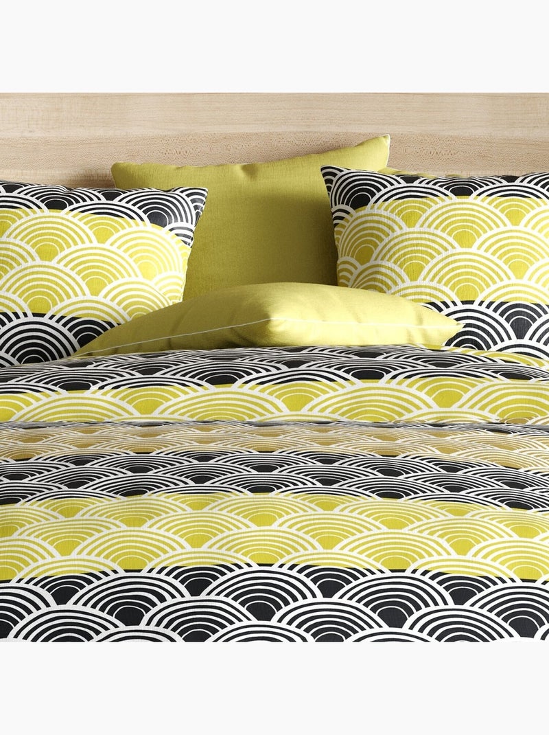 Parure housse de couette 100 % polyester hiko Multicolore - Kiabi