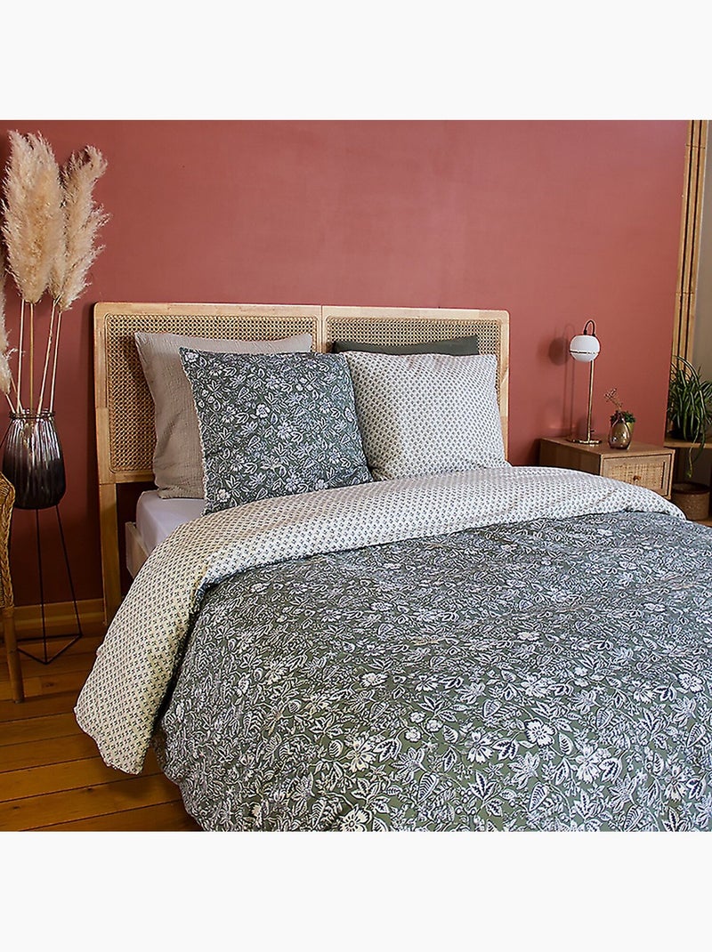 Parure housse de couette 100 % polyester indily Multicolore - Kiabi