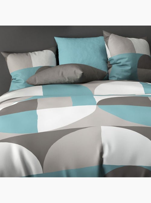 Parure housse de couette 100 % polyester knavy - Kiabi