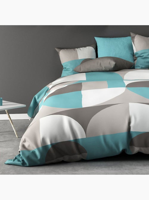 Parure housse de couette 100 % polyester knavy - Kiabi