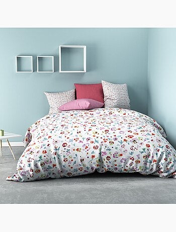 Parure housse de couette 100 % polyester liberty