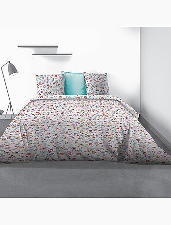 Parure housse de couette 100 % polyester liberty