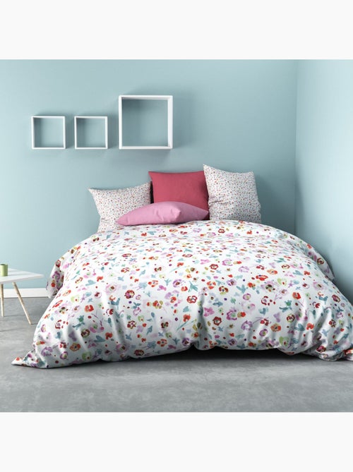 Parure housse de couette 100 % polyester liberty - Kiabi Parure housse de couette 100 % polyester liberty - Kiabi