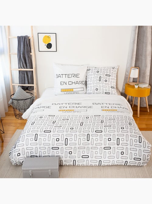Parure housse de couette 100 % polyester loading - Kiabi