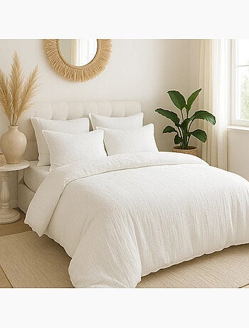 Parure housse de couette 100 % polyester maya