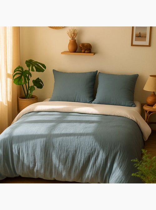 Parure housse de couette 100 % polyester maya - Kiabi