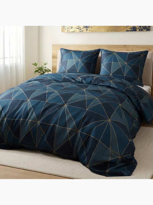 Parure housse de couette 100 % polyester motif géométrique, Kael - Kiabi