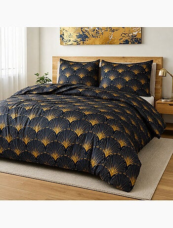 Parure housse de couette 100 % polyester motif, OPERA