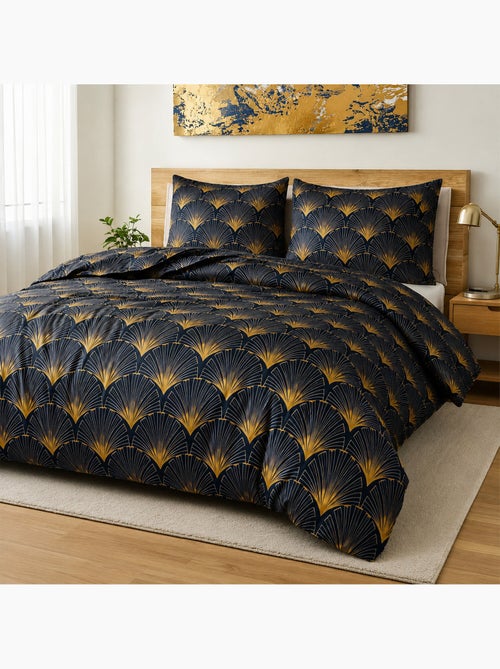 Parure housse de couette 100 % polyester motif, OPERA - Kiabi