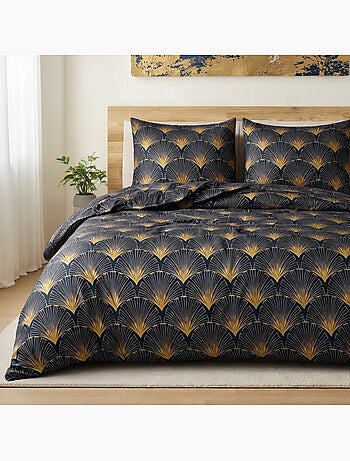 Parure housse de couette 100 % polyester opera