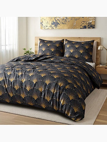 Parure housse de couette 100 % polyester opera