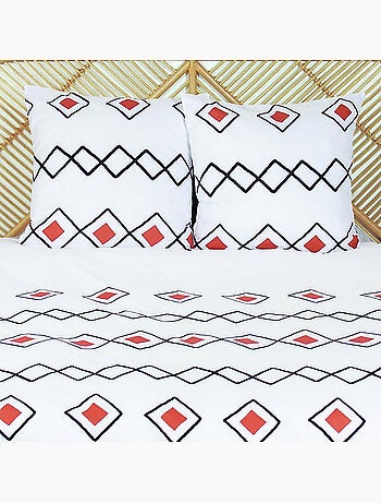 Parure housse de couette 100 % polyester zest
