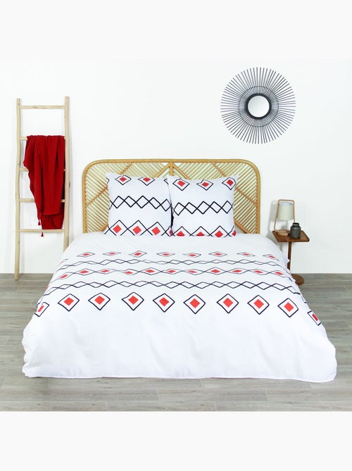 Parure housse de couette 100 % polyester zest - Kiabi