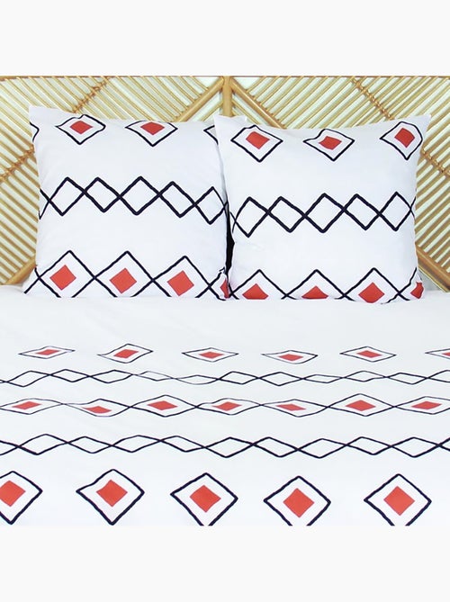 Parure housse de couette 100 % polyester zest - Kiabi