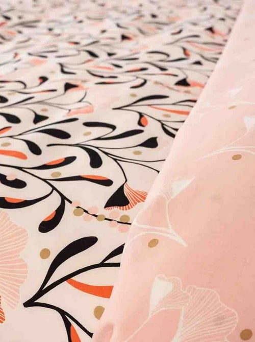 Parure housse de couette 100 % satin de coton joy - Kiabi