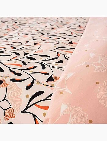 Parure housse de couette 100 % satin de coton joy