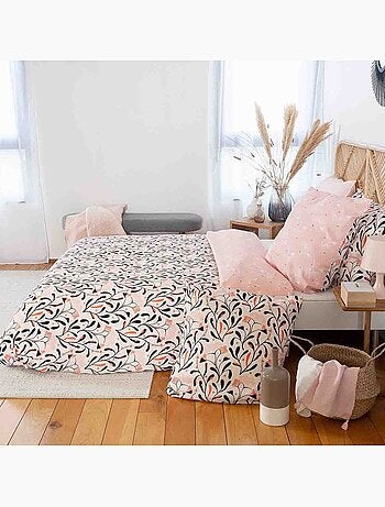 Parure housse de couette 100 % satin de coton joy