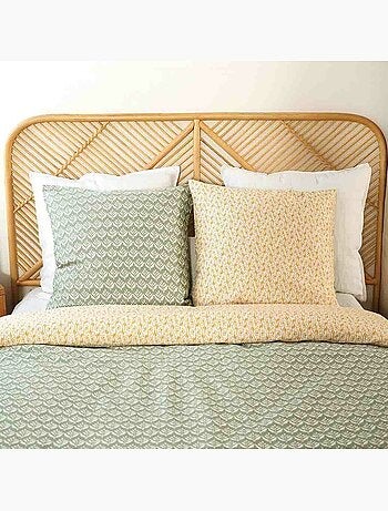 Parure housse de couette 100 % satin de coton orient