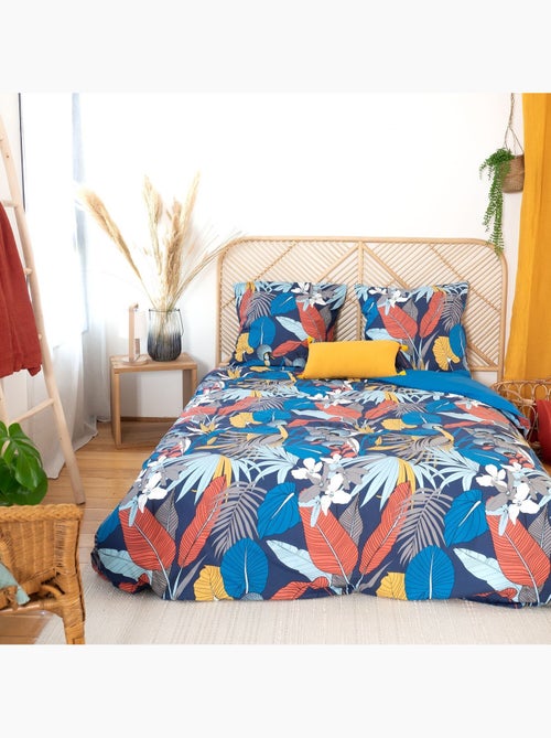 Parure housse de couette 100 % satin de coton parade - Kiabi