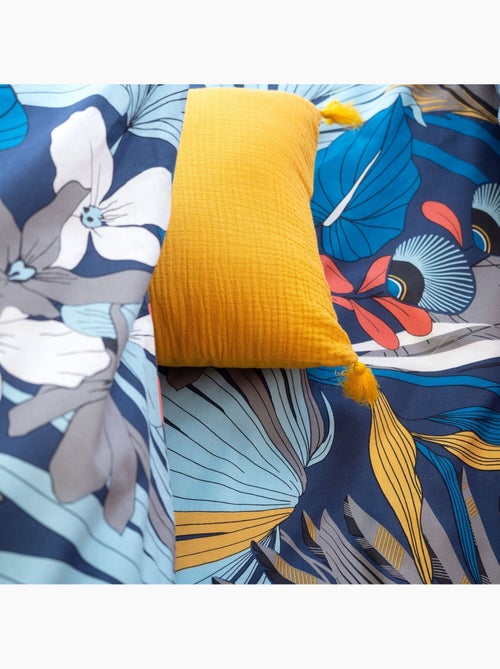 Parure housse de couette 100 % satin de coton parade - Kiabi