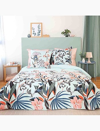 Parure housse de couette 100 % satin de coton paya