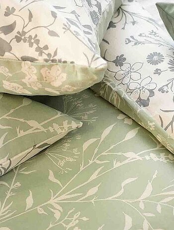 Parure housse de couette 100 % satin de coton susie