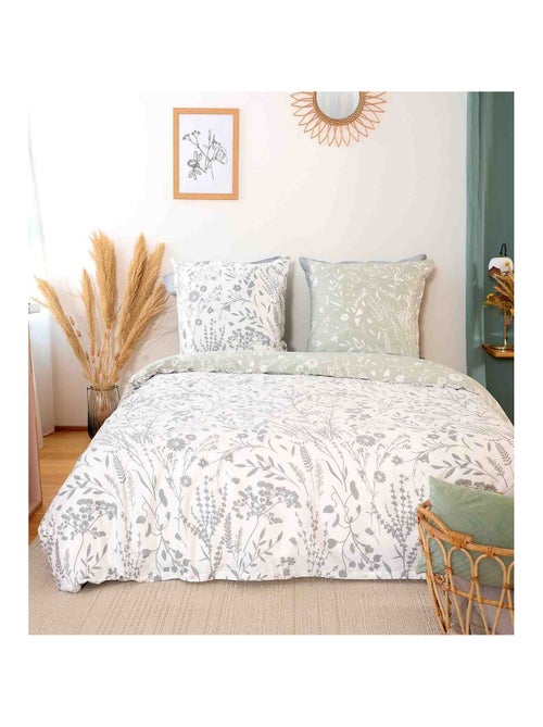 Parure housse de couette 100 % satin de coton susie - Kiabi Parure housse de couette 100 % satin de coton susie - Kiabi