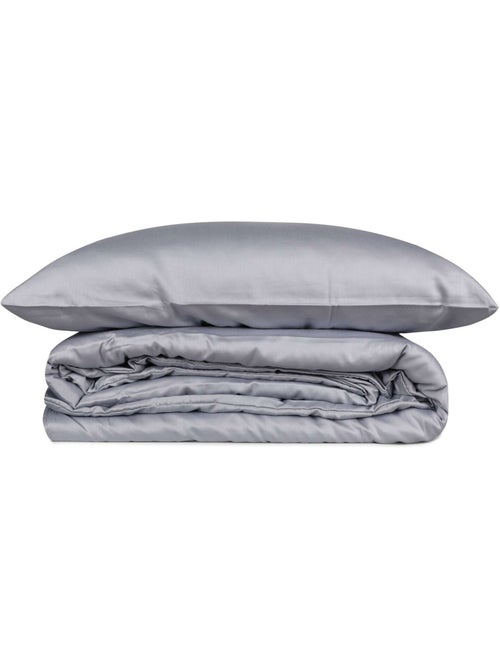 Parure housse de couette 100% satin de coton Uni - Elegant - Kiabi