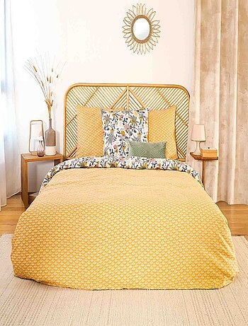 Parure housse de couette 100 % satin de coton wayan