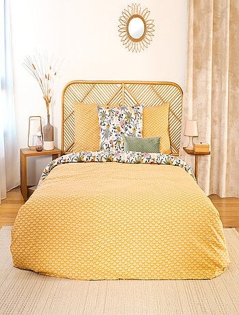 Parure housse de couette 100 % satin de coton wayan