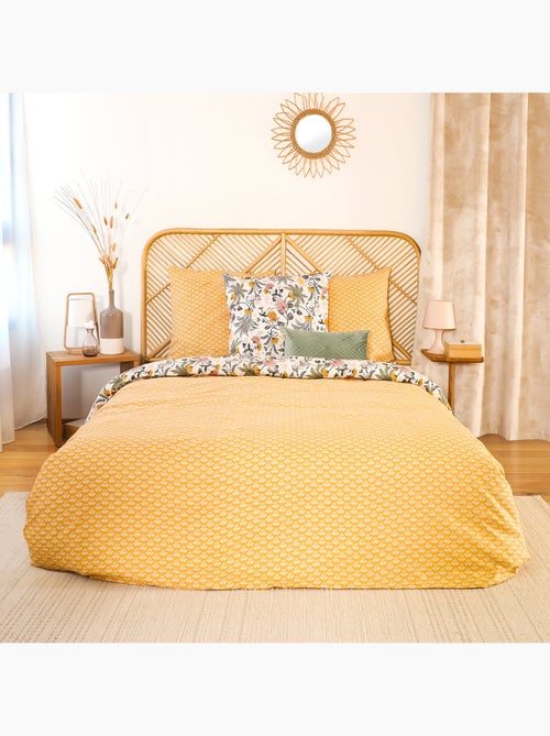 Parure housse de couette 100 % satin de coton wayan - Kiabi Parure housse de couette 100 % satin de coton wayan - Kiabi