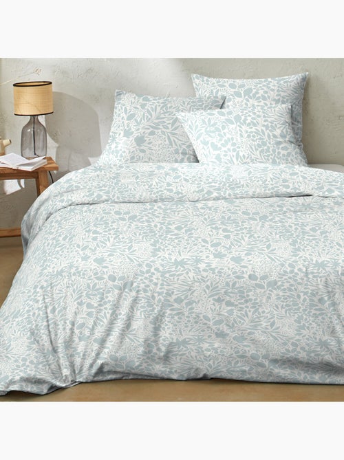 Parure housse de couette 140x200 cm 100% coton, LINA - Kiabi Parure housse de couette 140x200 cm 100% coton, LINA - Kiabi