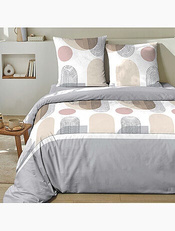 Parure housse de couette 140x200 cm 100% coton, SIMO