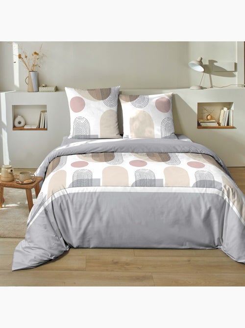 Parure housse de couette 140x200 cm 100% coton, SIMO - Kiabi Parure housse de couette 140x200 cm 100% coton, SIMO - Kiabi