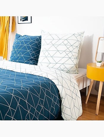 Parure housse de couette 140x200 cm en microfibre, LIST