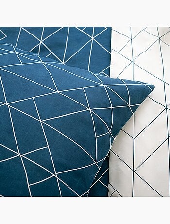 Parure housse de couette 140x200 cm en microfibre, LIST