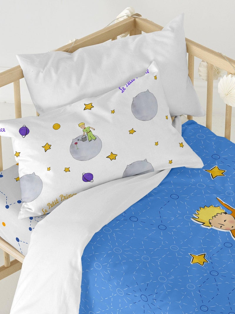 Parure De Lit Bébé Baby's Comfort - 2 Pièces Réversible - 100% Coton - Housse Couette Et Taie D'oreiller