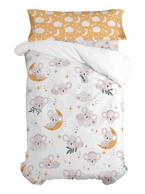 Parure housse de couette 2 pièces Baby koala "Happyfriday" - Kiabi