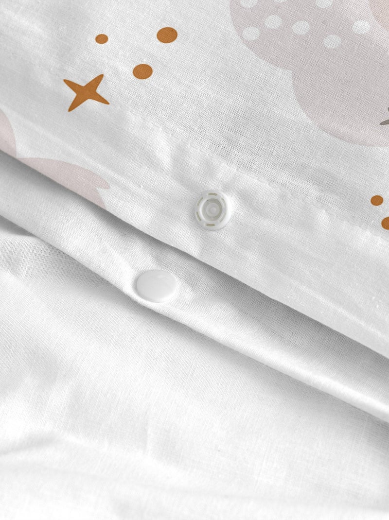 Parure housse de couette 2 pièces Baby koala Lit Bébé "Happyfriday" Multicolore - Kiabi