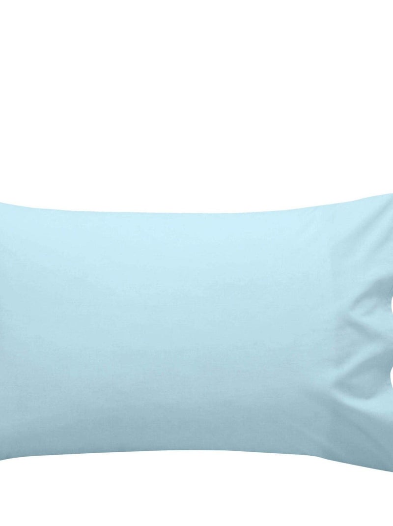 Parure housse de couette 2 pièces Basic Berceau "Happyfriday" Bleu - Kiabi