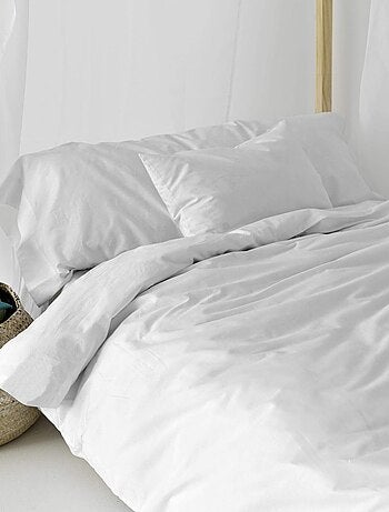 Parure housse de couette 2 pièces Basic "Happyfriday