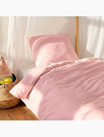 Parure housse de couette 2 pièces Basic "Happyfriday