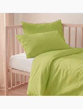 Parure housse de couette 2 pièces Basic "Happyfriday