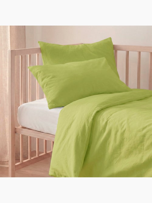 Parure housse de couette 2 pièces Basic "Happyfriday" - Kiabi