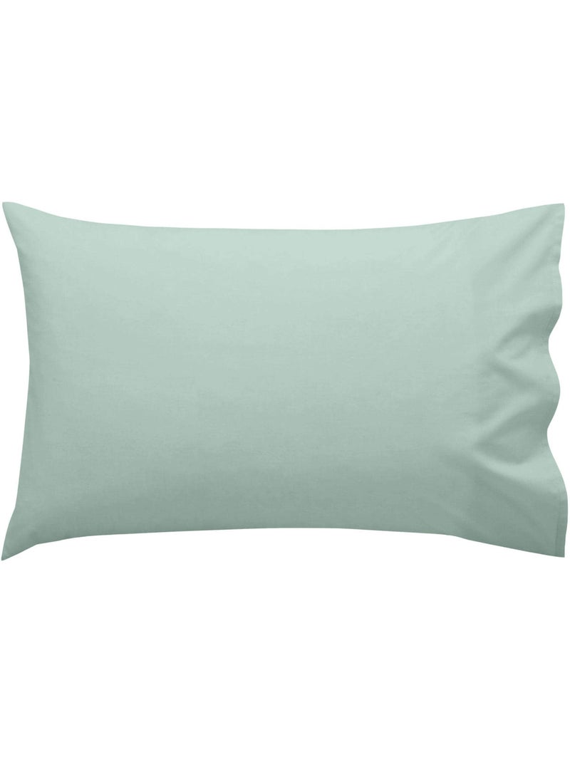 Parure housse de couette 2 pièces Basic Lit Bébé "Happyfriday" Menthe - Kiabi