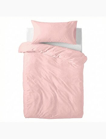 Parure housse de couette 2 pièces Basic Lit Bébé "Happyfriday